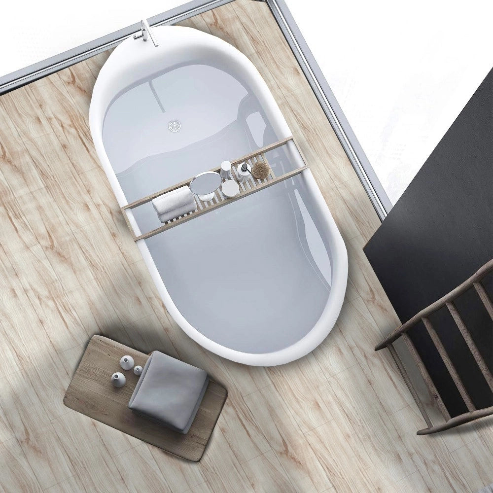 Pavimento PVC 140x300 Cm Rivestimento Rotolo Vinile 30 Misure Design Legno Parquet Venato Dis A