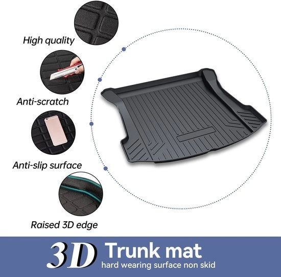 Liner di Cassetto per Bagagliaio - 3D Matrice di Carico - Resistente alle Macchie - Senza Odore - Per Tesla Model 3 2017-2024 - Matrice di Cassetto per Bagagliaio

Modello: 
Per Tesla Model 3 2017-2024 

Materiali: 
Rubber