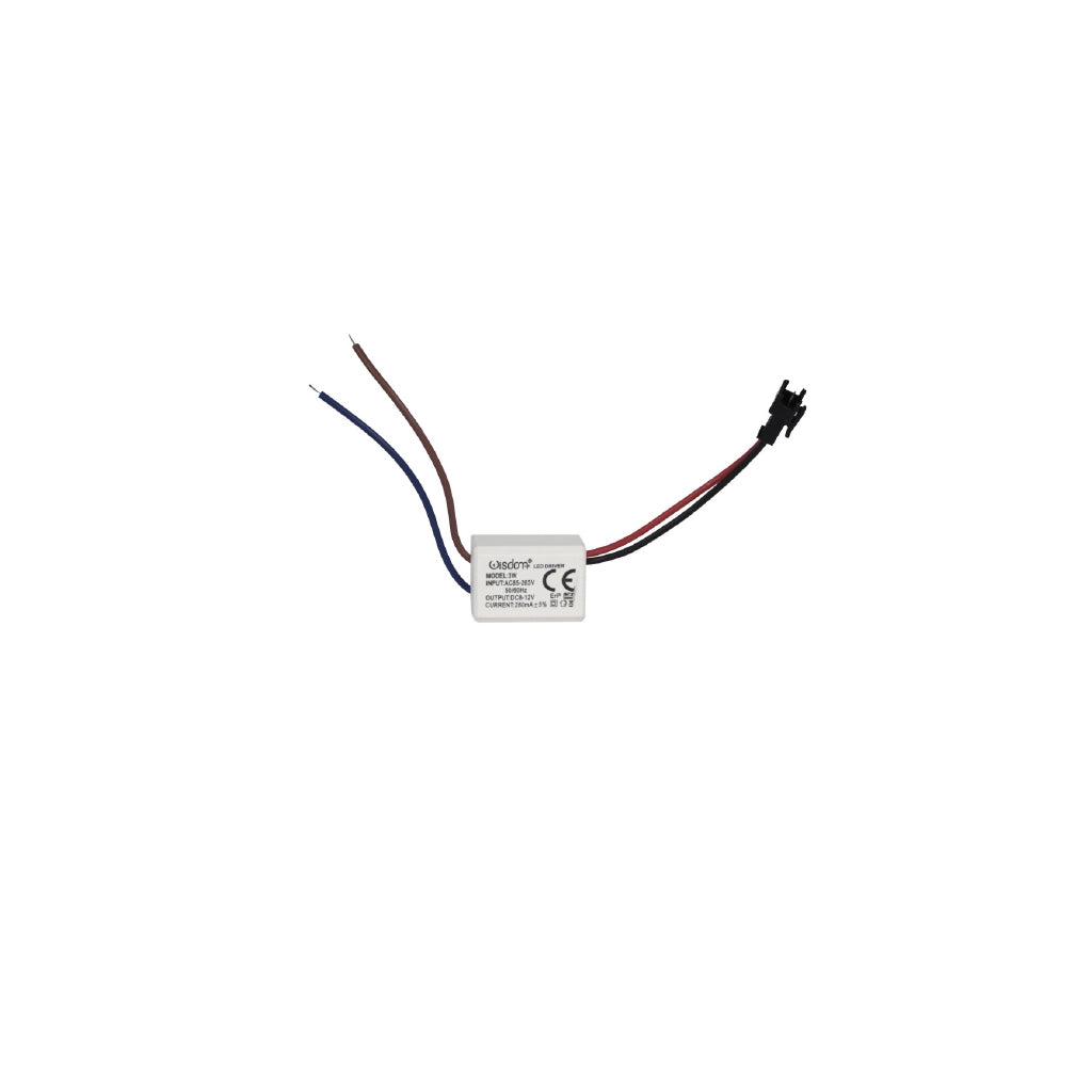 Punto luce led 1w quadrato luce calda
