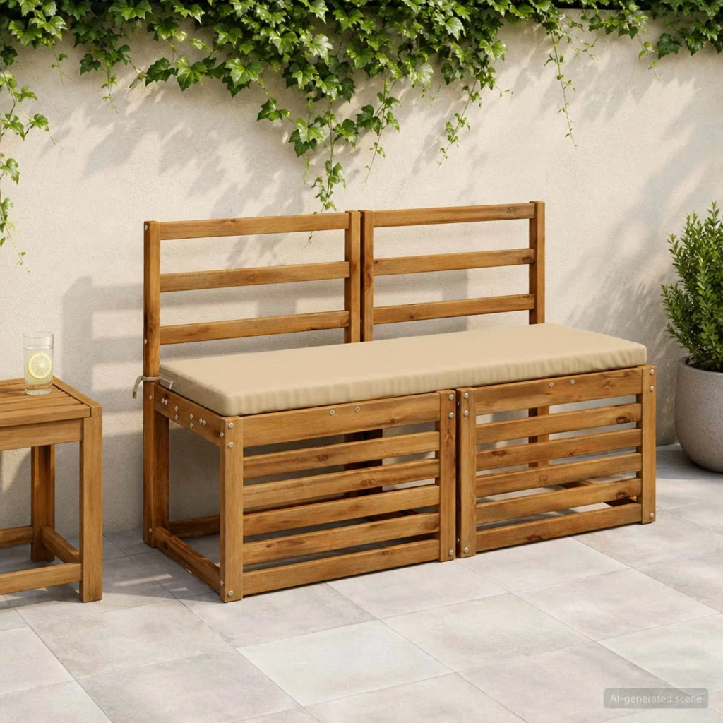Cuscino per panchina SOEST 100% Poliestere Beige 948758