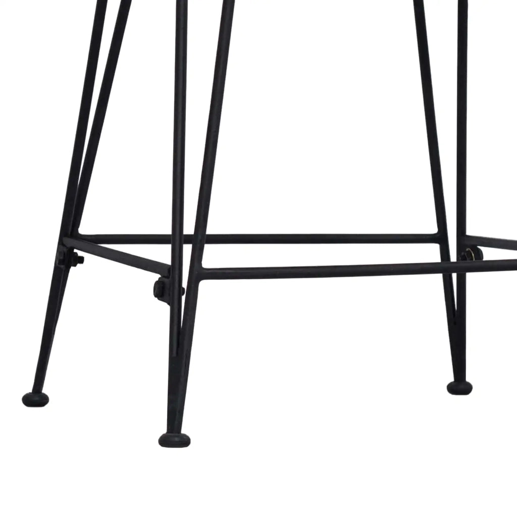 Sgabello da bar 2 pcs Naturale 44 x 54 x 96 cm Rattan e acciaio 42033208