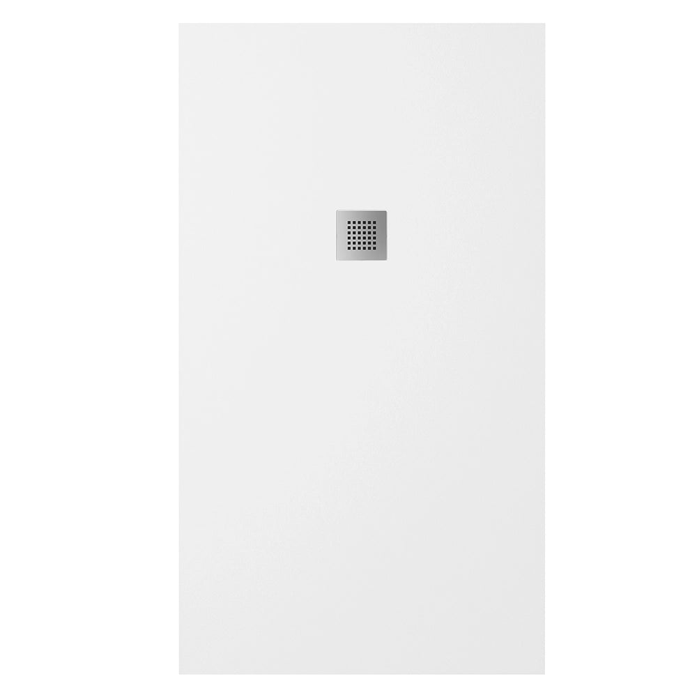 Piatto doccia 80x180cm in marmoresina bianco effetto pietra | Kos