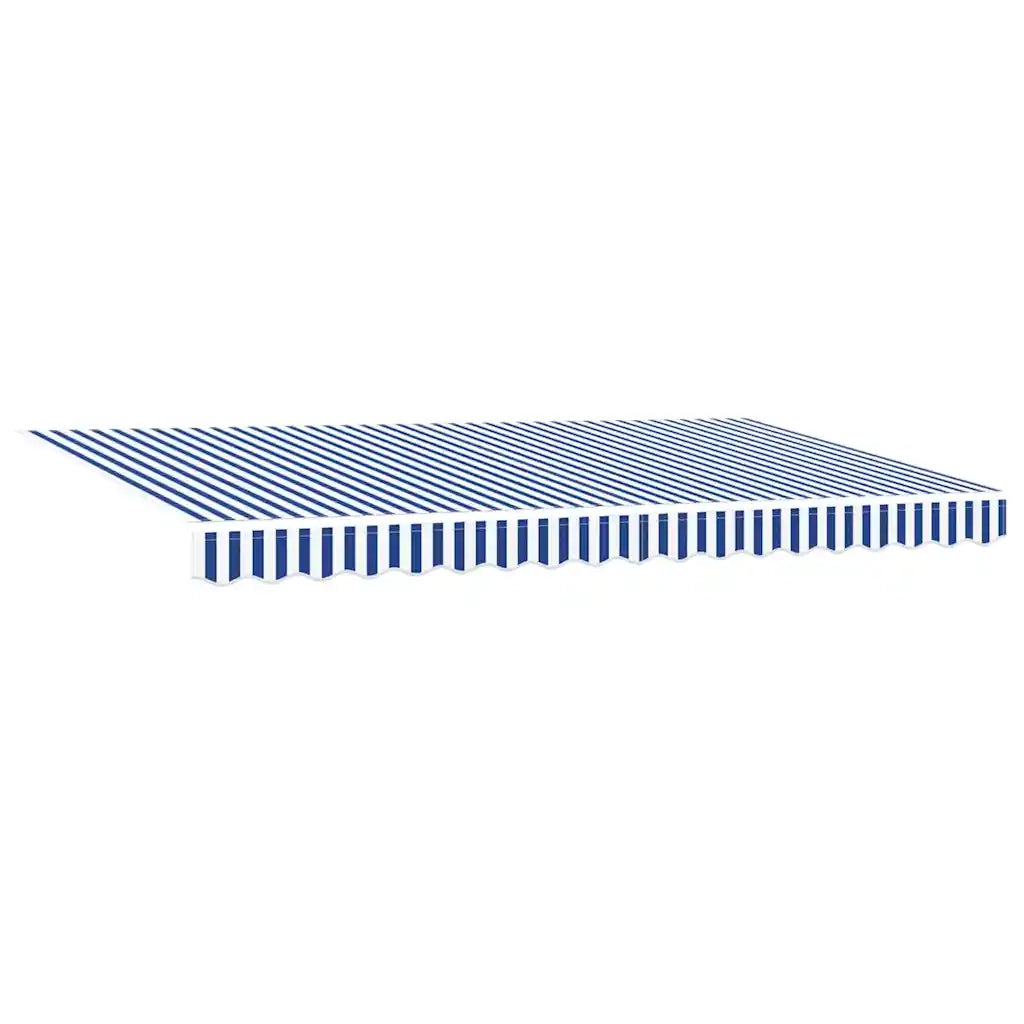 Tenda Retrattile Blu e Bianco 400 x 200 cm 3329779