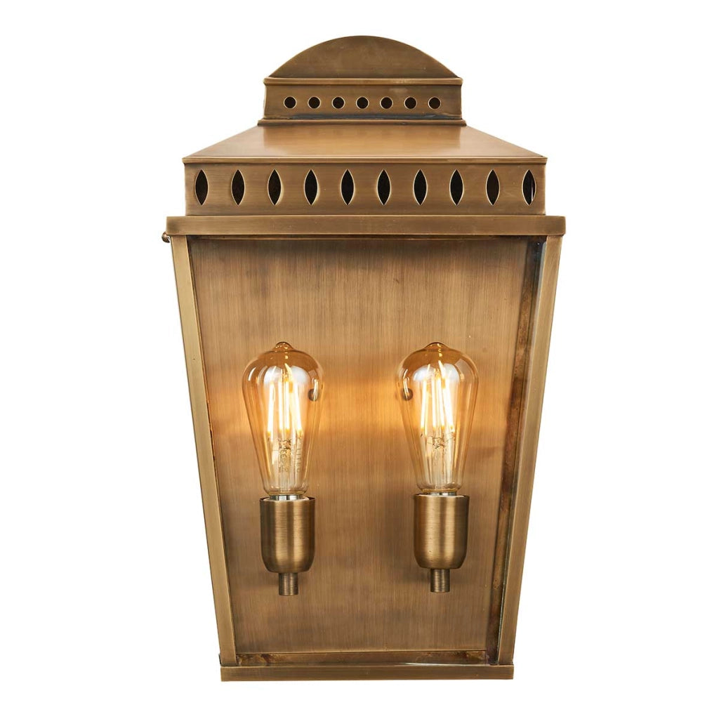 Applique esterna ottone anticato E27 IP44 Elstead Mansion