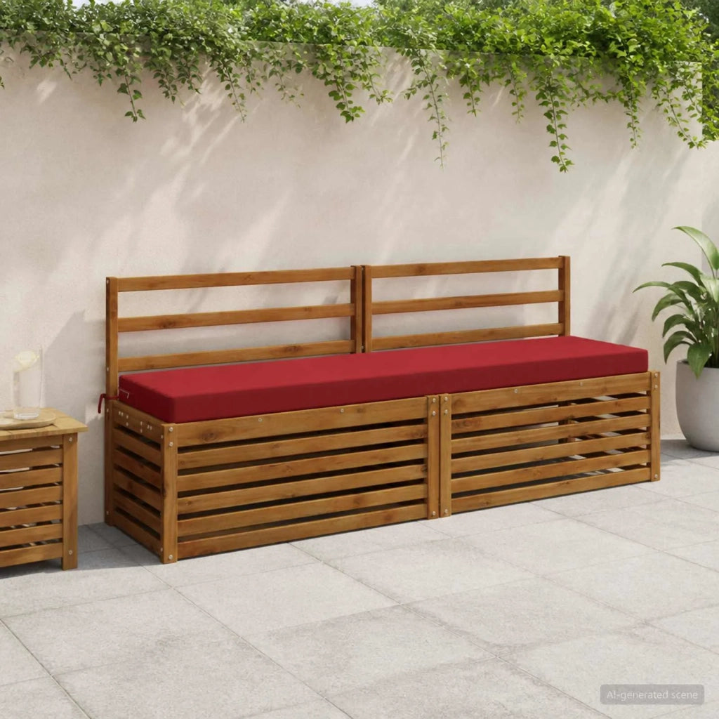 Cuscino per panchina SOEST 100% Poliestere Rosso Vino 950006