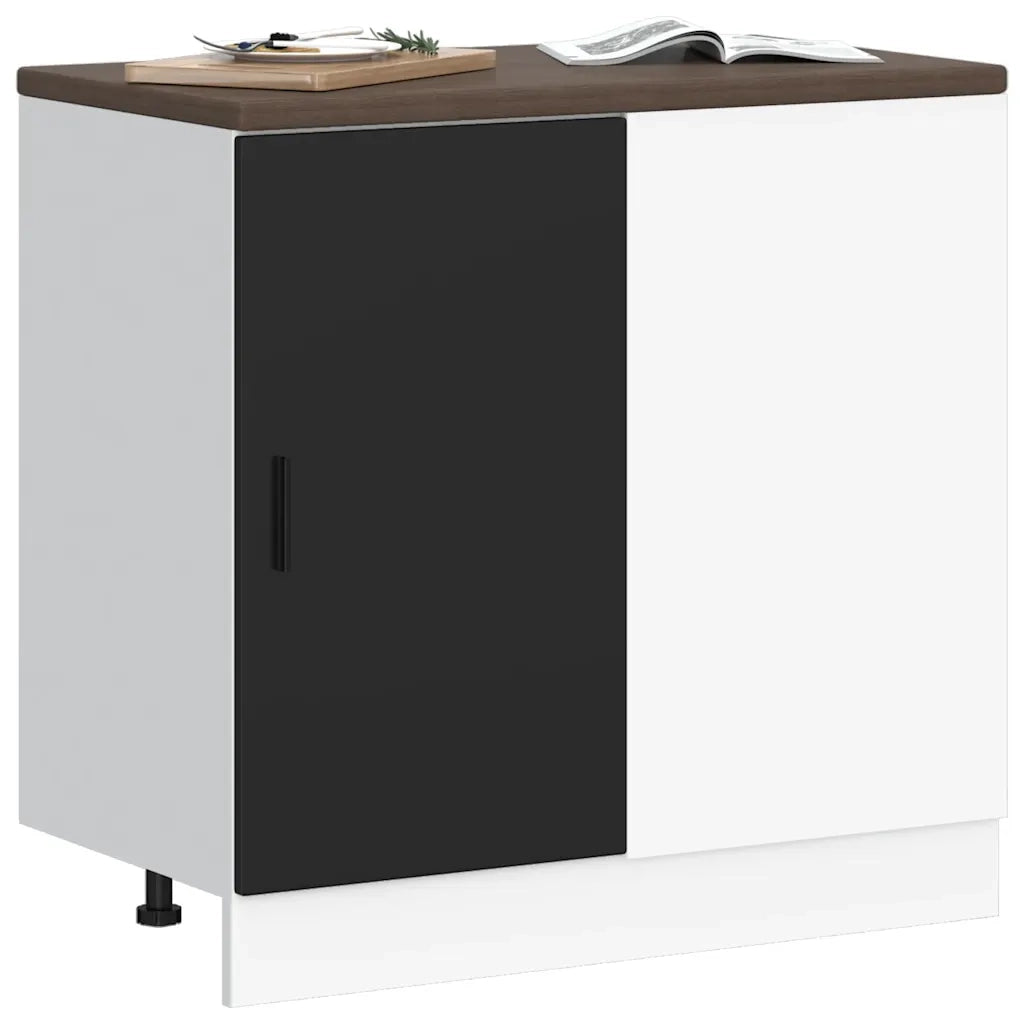 Mobile Base Lavello “Lyon” Nero in Legno Multistrato 854290