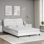 Giroletto senza Materasso Hvar Bianco 140x200 cm in Similpelle