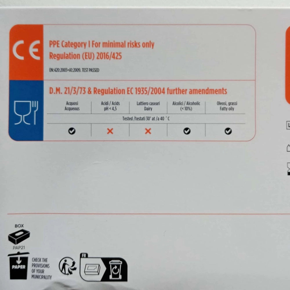 Guanti nitrile tg. m pacco da 100pz senza polvere monouso non sterili ambidestri