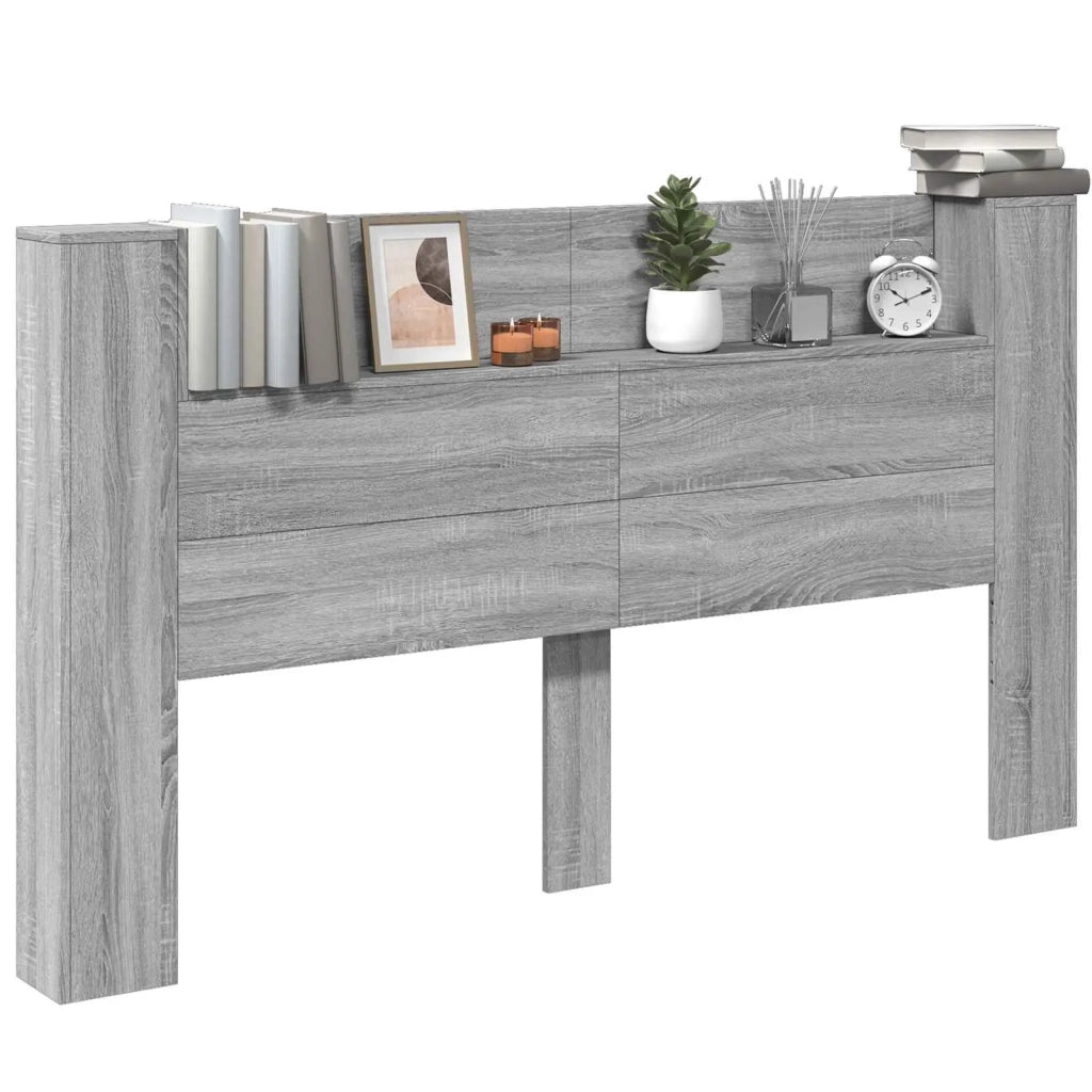 Testiera | Testata Grigio Sonoma 180 x 16,5 x 103,5 cm Legno multistrato