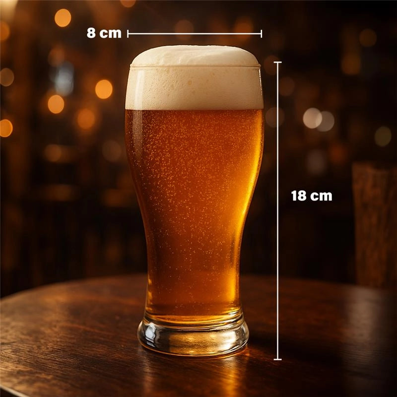 SET DA 3 PEZZI BICCHIERI PER BIRRA "BLONDE" 565CC 18X8 CM