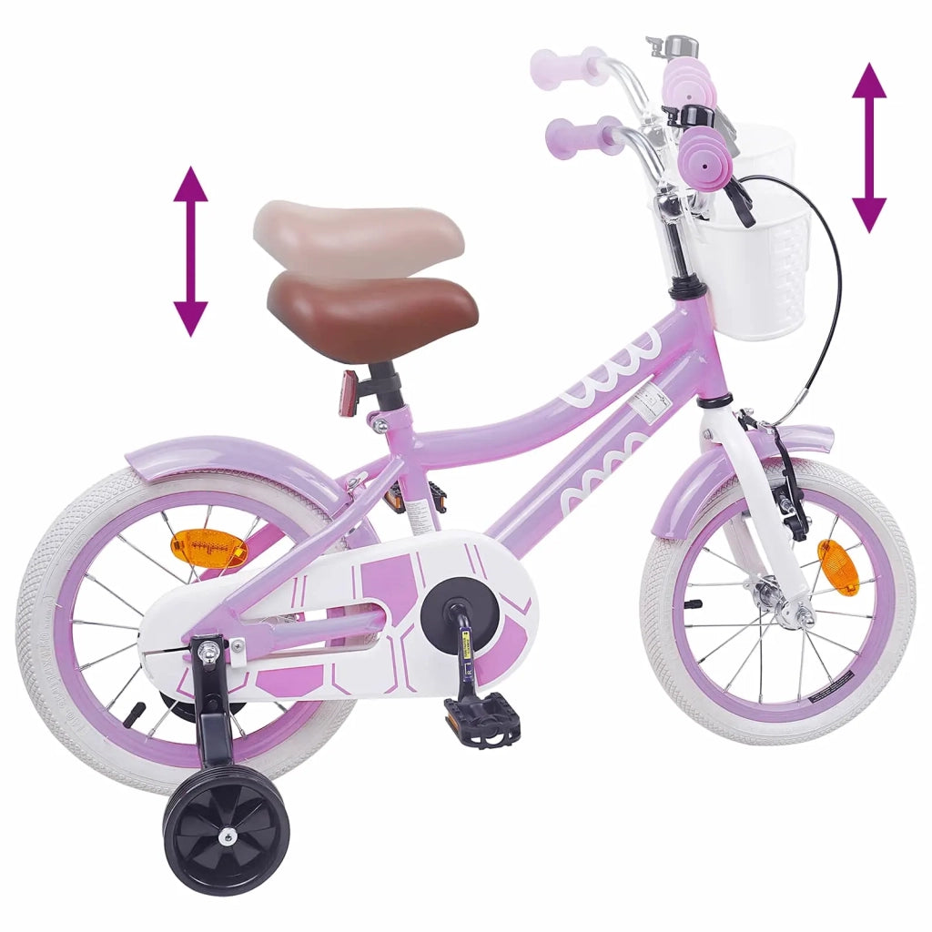 Bicicletta per Bambini 12 Pollici per bambini di 2-4 anni Viola 42009547