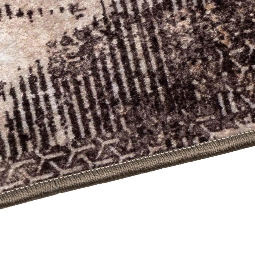 Runner in Moquette | Runner Tappeto MARSA Nero 80 x 250 cm Poliestere e PVC
