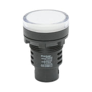 Spia luminosa LED bianca 24V AC/DC 30mm Breckner Germany