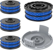 Adatto per spazzole a filo, compatibile con RLT4027, RLT5027 e RLT6030, sostituibile con RAC123 originale. (4 viti di filo di riserva + 1 coperchio di klos)