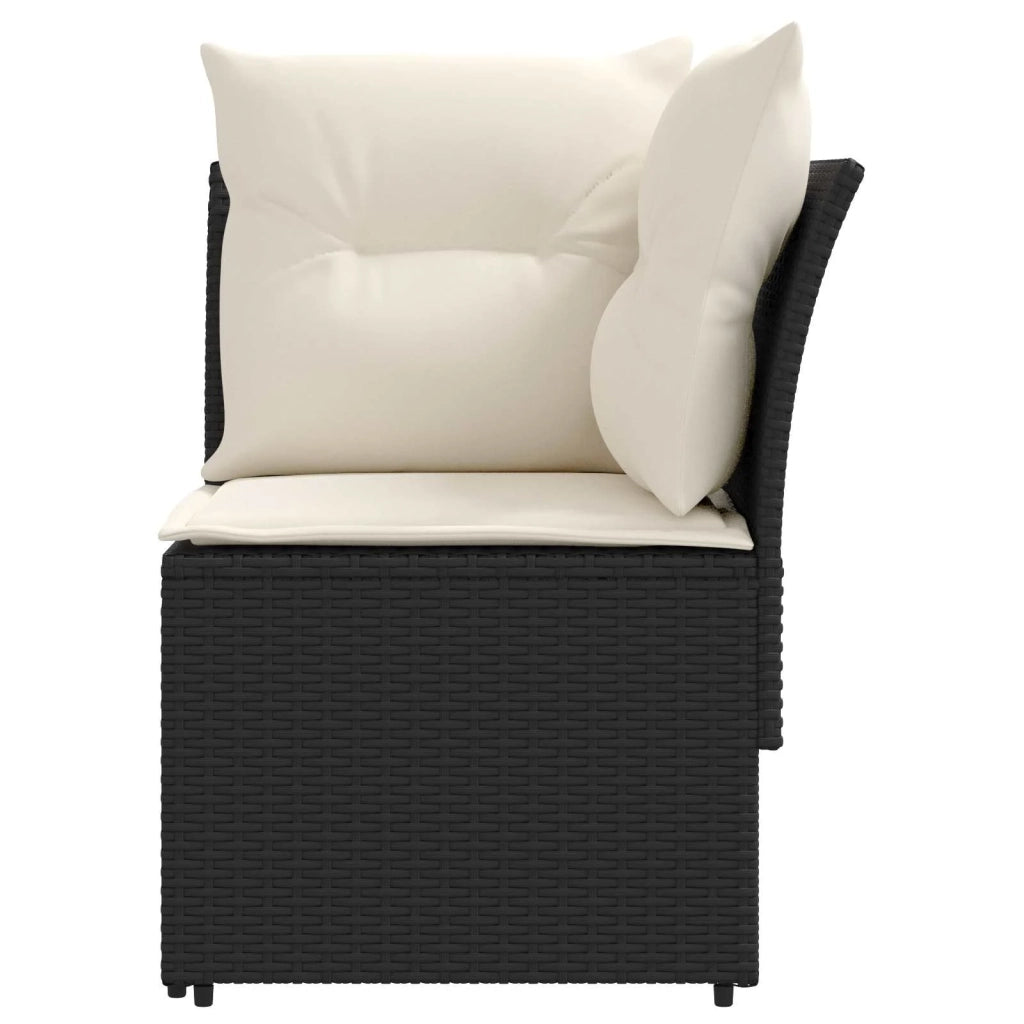 Sofa da giardino-Divano con braccioli da giardino con divano angolare 2 Pezzo 939945
