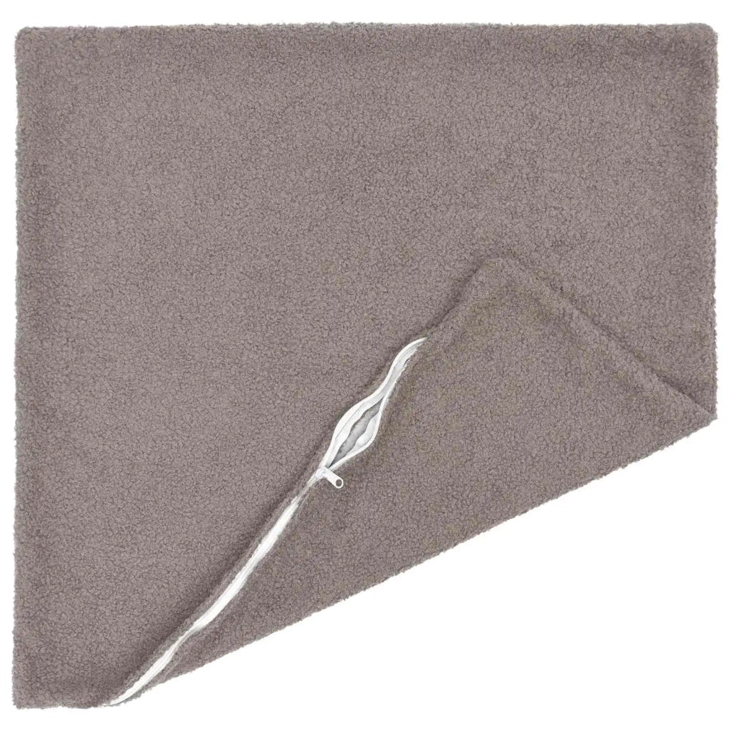 Federa 2 pcs HEERLEN Grigio Chiaro 65 x 65 cm Bouclé 912957