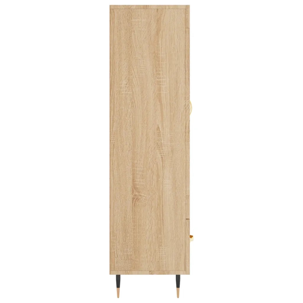 Credenza | Madia | Buffet da pranzo | Armadio da pranzo Rovere Sonoma 69,5x31x115 cm in Legno Multistrato