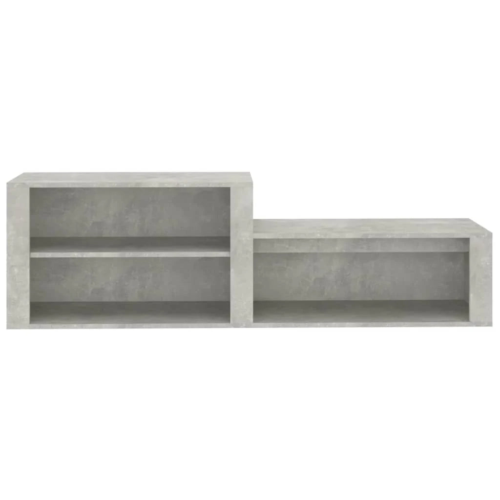 Scarpiera mobiletto portascarpe mobile per ingresso/corridoio/soggiorno 150 x 35 x 45 cm legno ingegnerizzato grigio 02_0021802