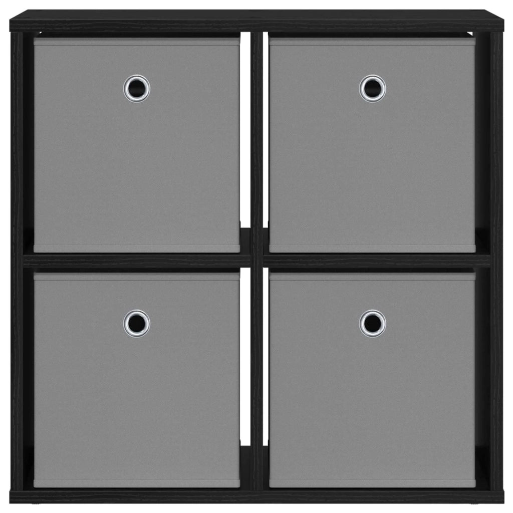Credenza con cassetto Rovere Nero 59,5 x 27 x 57 cm 8000533