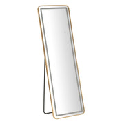 Specchio Da Terra Led Simple Rettangolare cm 50x3-38x160 (luce Con 3 Temperature Di Colore)
