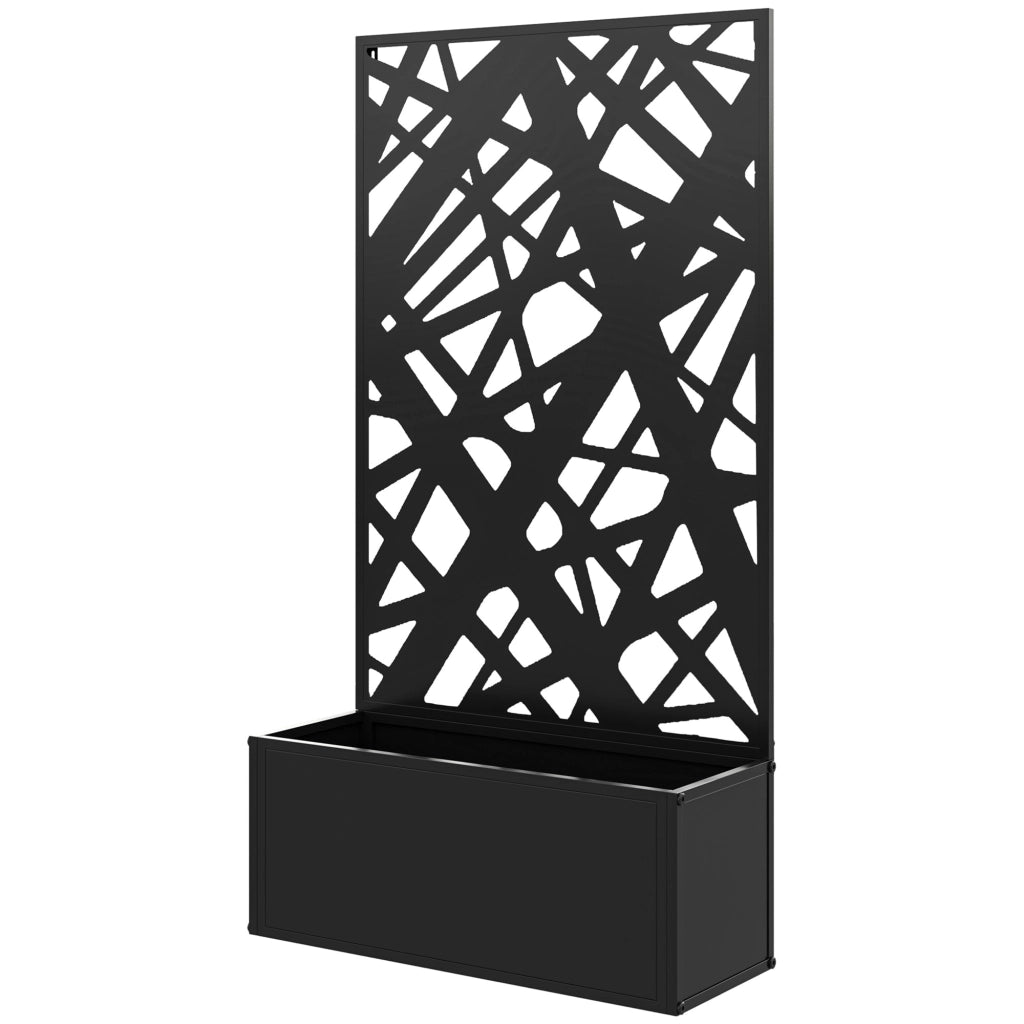 Fioriera con grigliato per piante rampicanti ¨C Minimal ¨C 61x23x113 cm