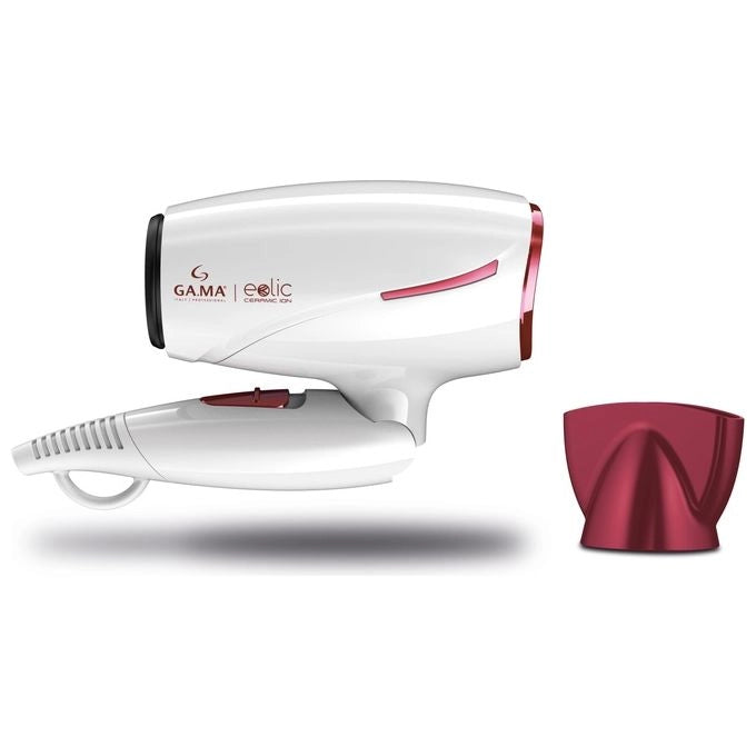 GA.MA Phon Eolic Ceramic Ion, Motore DC Ultraleggero, 1600 W, Asciugatura Rapida, Componenti in Ceramica per Capelli Sani e Luminosi, Anti Crespo, 4 Combinazioni di Temperatura e Velocità