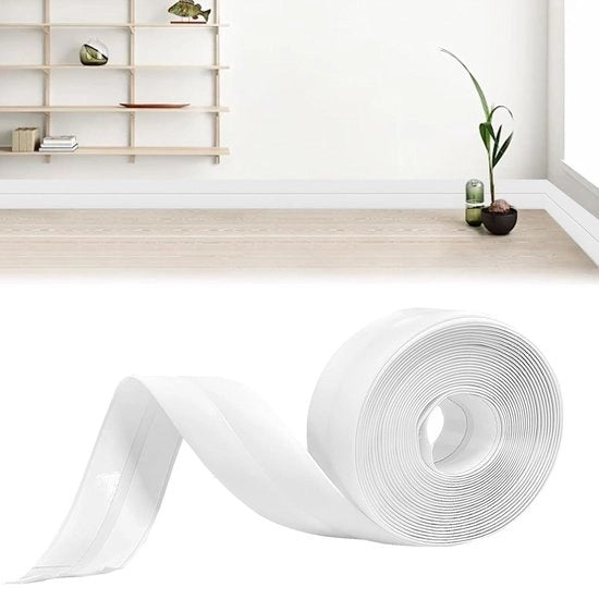 Plinti PVC autofissanti - 20 x 20 x 6 mm - striscia pieghevole flessibile - per cucina e bagno - plinti autofissanti