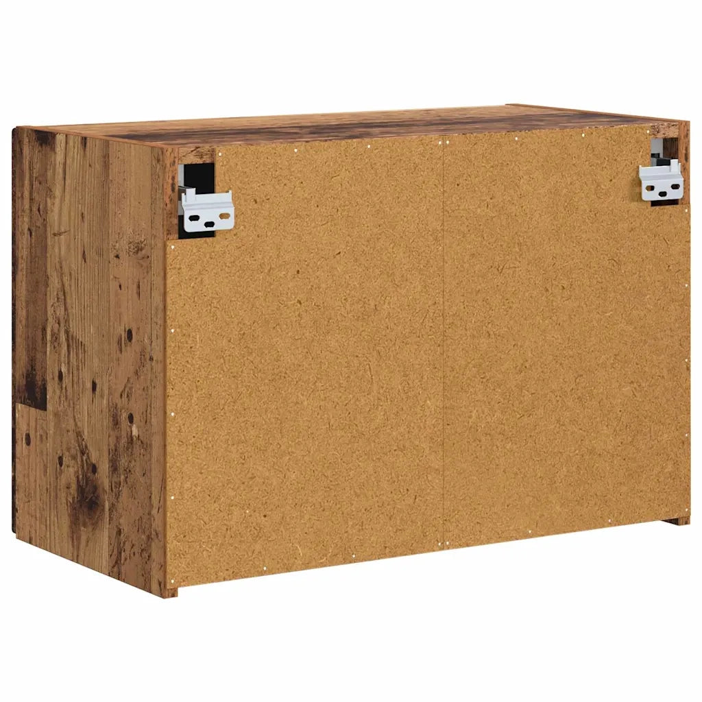 Mobile TV da parete-Mobile TV a Muro-Credenza TV Legno vecchio 59,5 x 31 x 40 cm