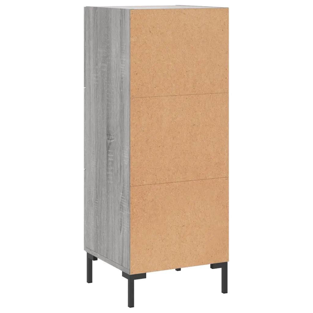 Credenza Grigio Sonoma 34,5x34x90 cm in Legno Multistrato 828610