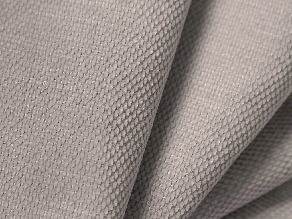 Cosmopolitan Design - Letto a cassettone con testiera "Colonel" 160x200cm in ciniglia grigio chiaro 