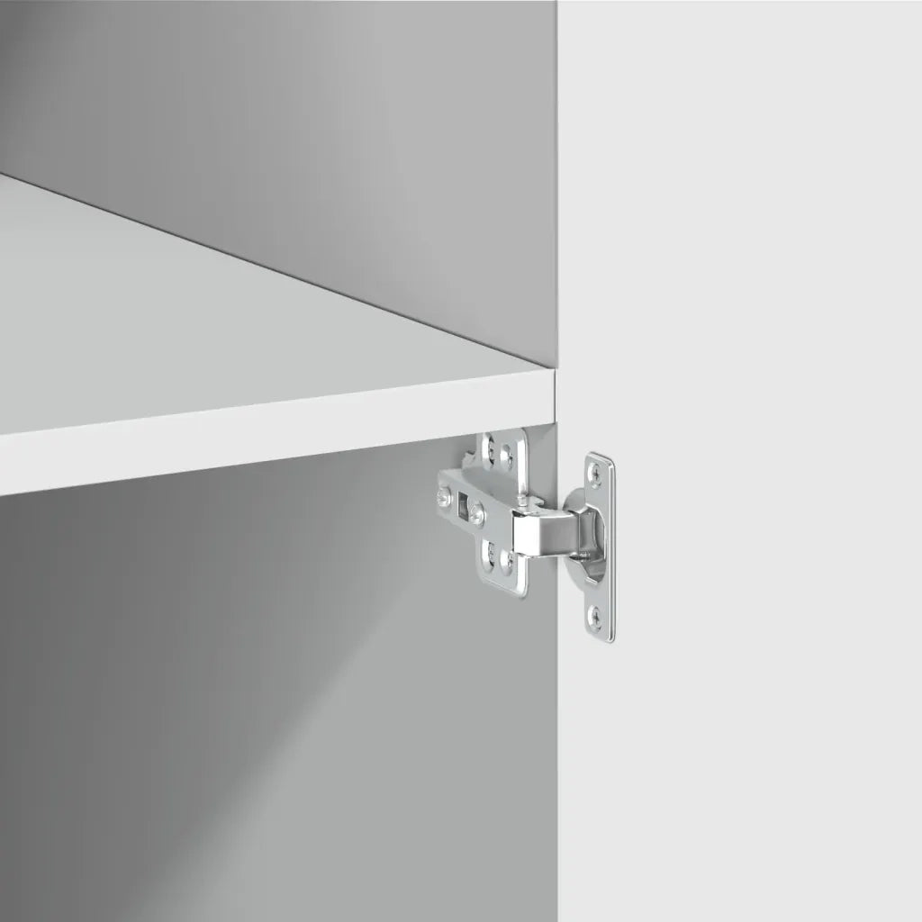Credenza | Madia | Buffet da pranzo | Armadio da pranzo Bianca 80x42,5x185 cm in Legno Ingegnerizzato