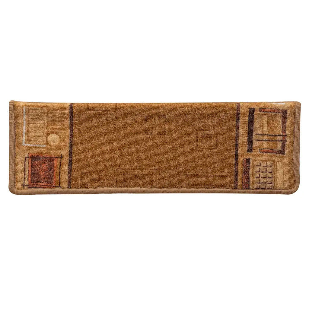 Tappetini per Scale Autoadesivi 10 pz | Gradini per Scale 65x21x4 cm Beige