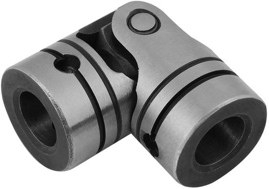 Connettore motore 12 mm - Coppia a croce - Asse di trasmissione - Acciaio - 12 x 23 x 52 mm - Industriale