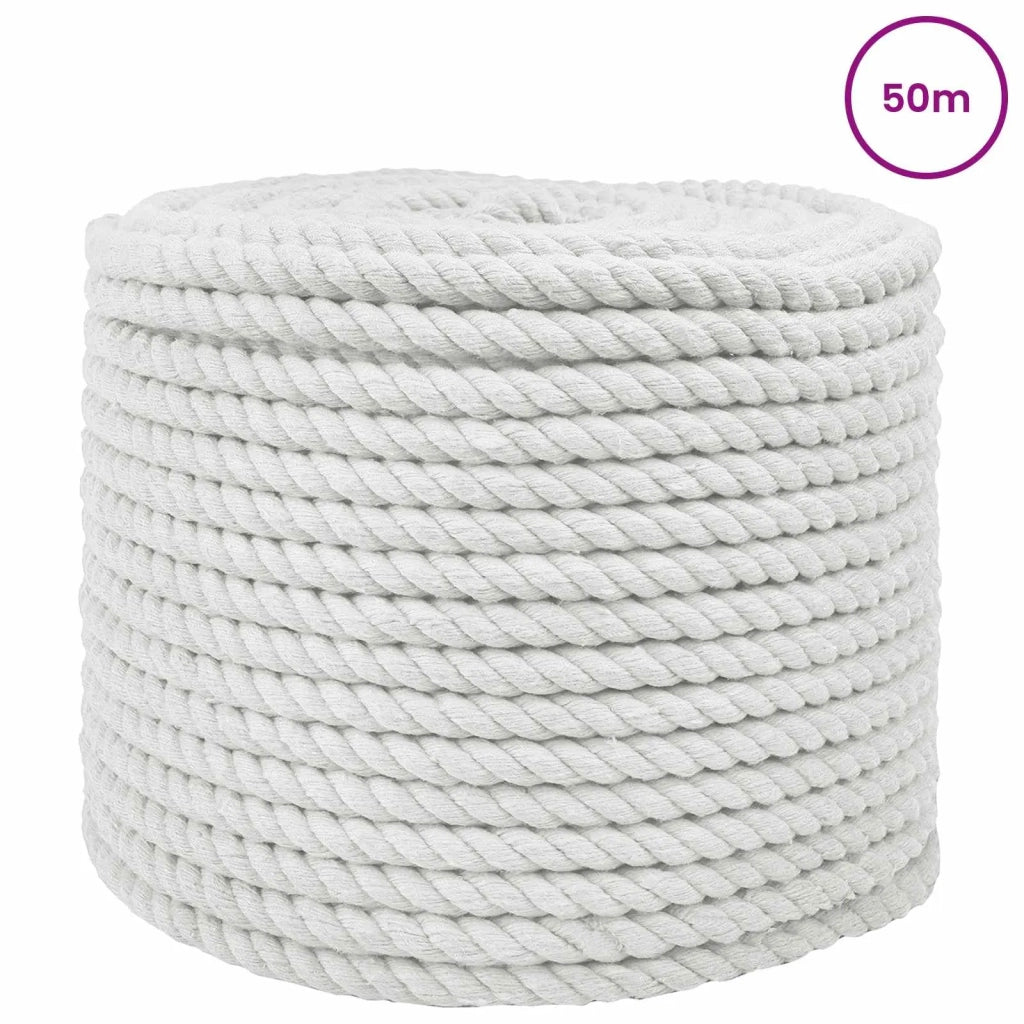 Corda Bianco 1,4 x 1,4 x 5000 cm Cotone 42011867