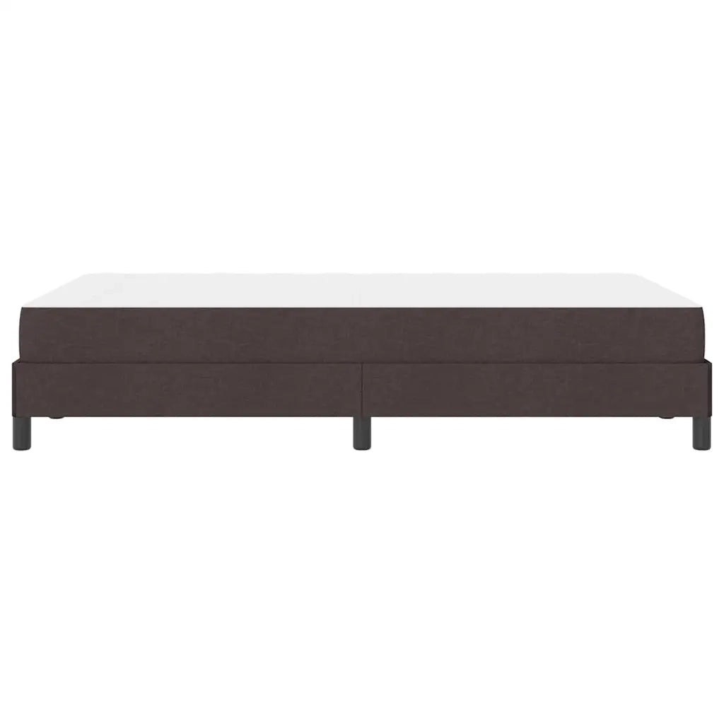 Letto a molle con materasso Marrone Scuro 120 x 200 cm Tessuto 3398482