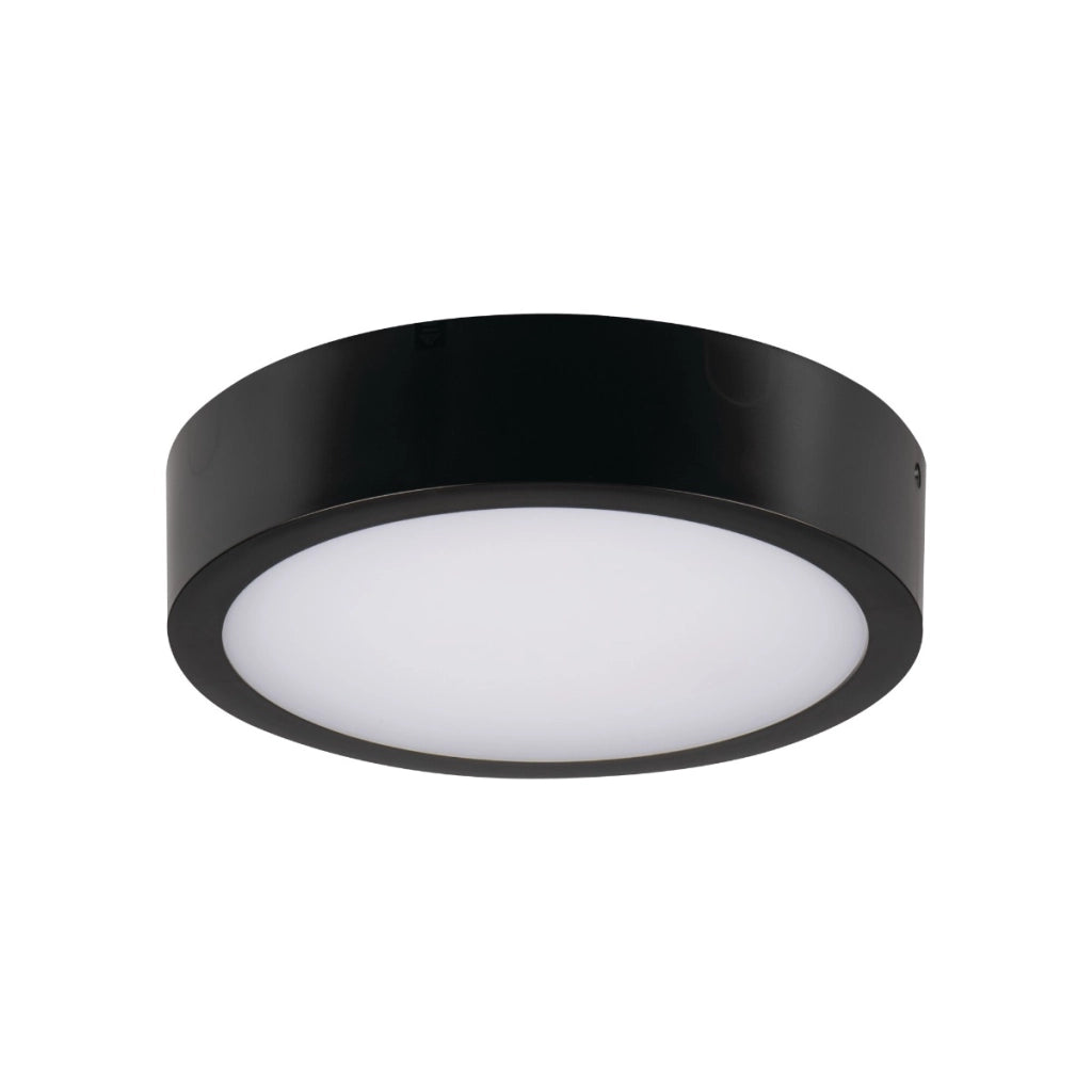 Plafoniera LED nera Ø25cm 13W CCT 3000-4000K IP66 Kanlux