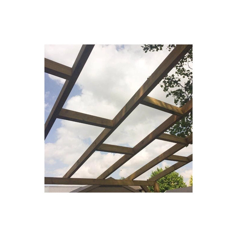 Tetto Couv'TerrasseÂ® in Legno 3x10,4m - Senza tetto