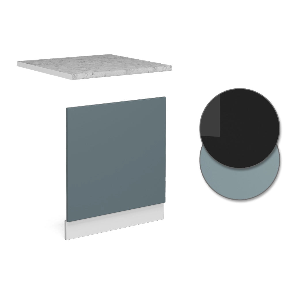 Vicco Pannello frontale Grigio-blu 60 cm PL Marmo