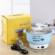 Mini Cottura Elettrica 1.8L - Potenza Regolabile 400-800W - Parete Interna in Acciaio Inossidabile - Sicurezza Antisuperficie