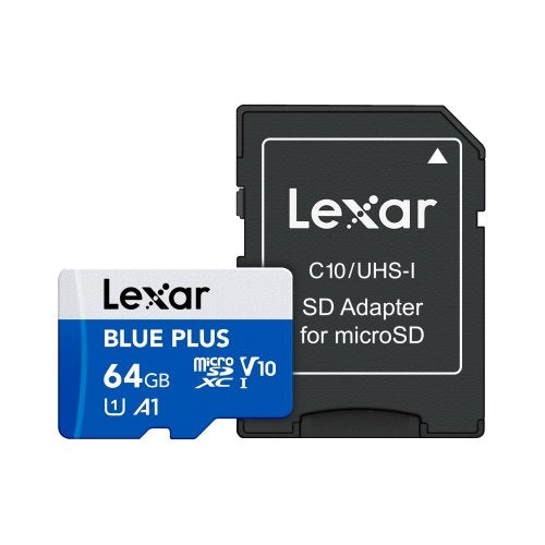 Scheda di memoria lexar lmsblpl064g bnang blue plus