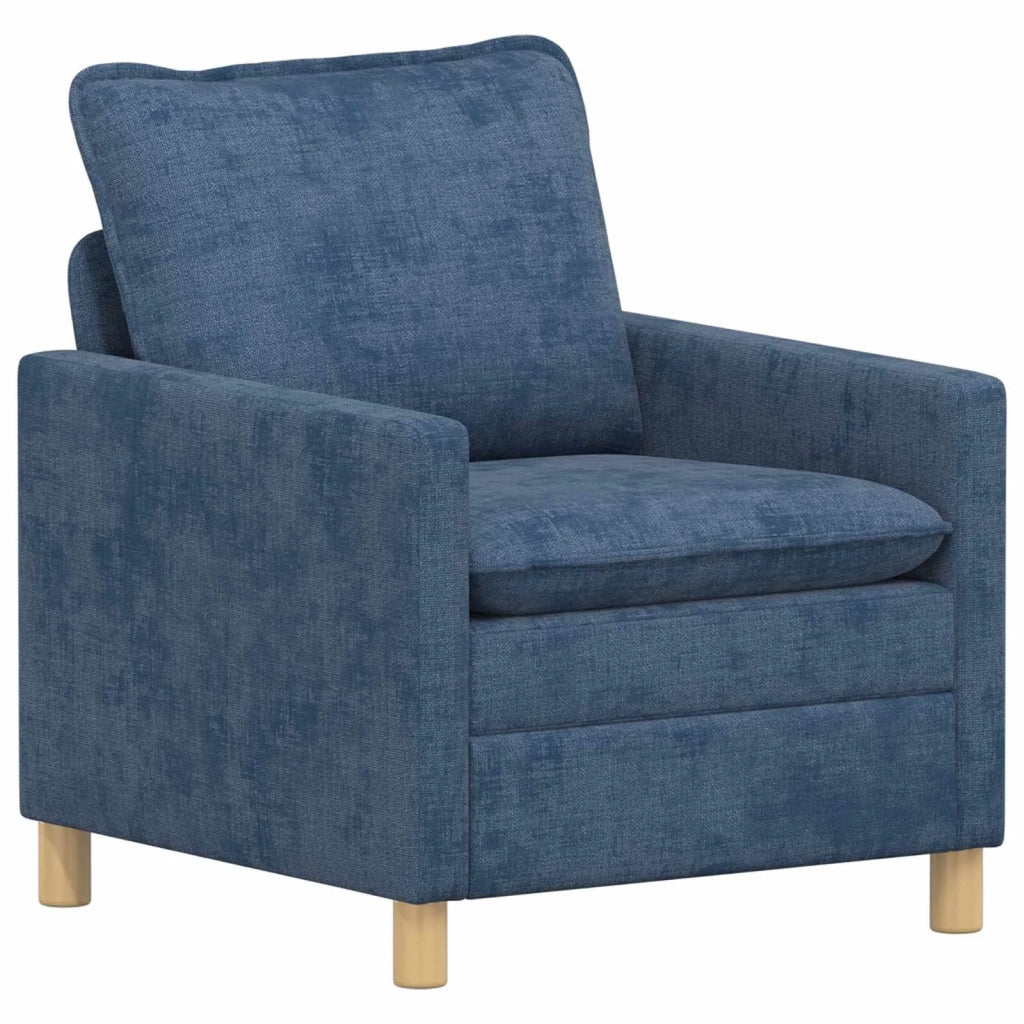 Set di divani 2 pcs Blu Poliestere 3417051