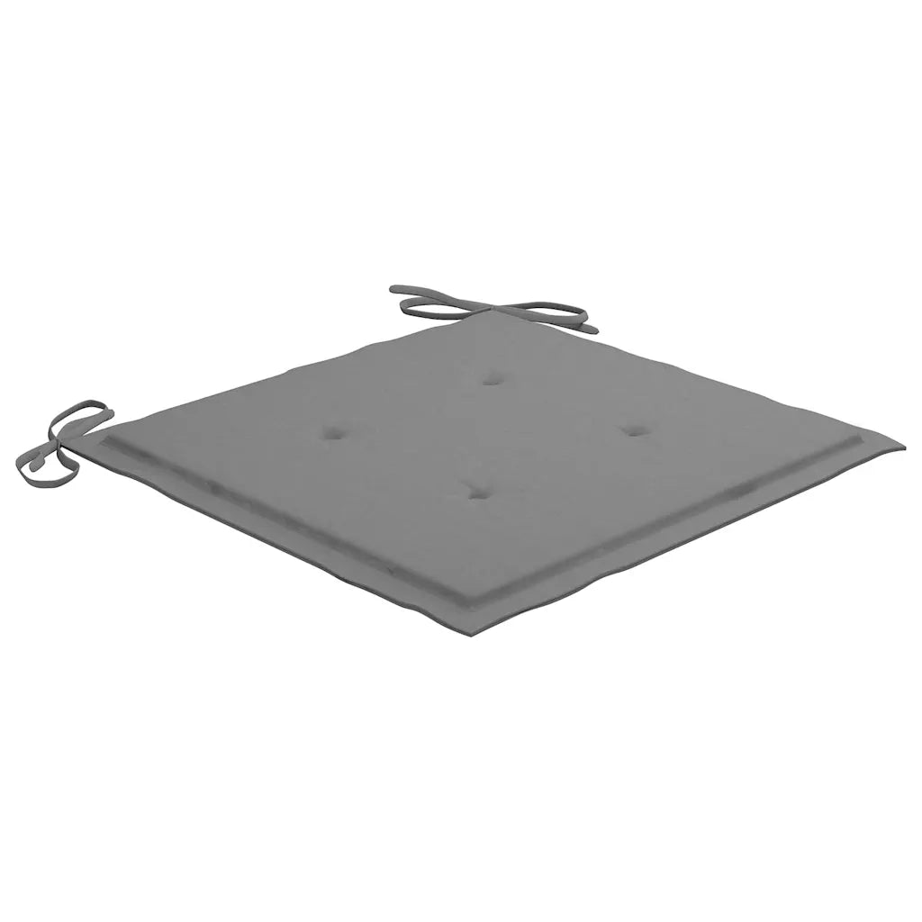 Sedie da Giardino Pieghevoli 8 pz con Cuscini Massello Acacia 3075086