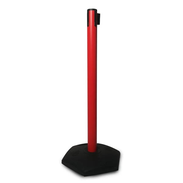 Colonnina Segnapercorso Tendinastro ROAD in PVC base zavorrabile - Rosso