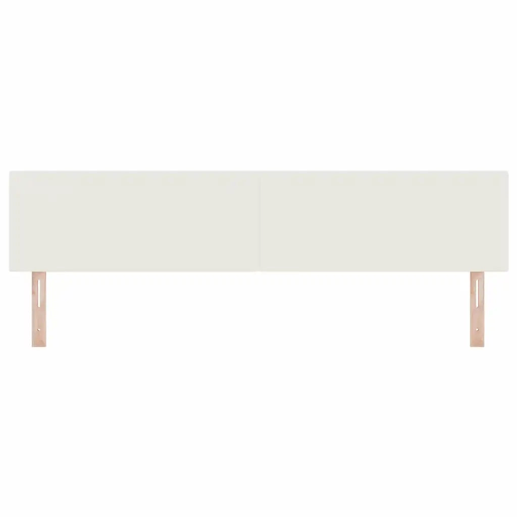 Testiera | Testata LED con strisce LED Crema 200 cm Tessuto in Cords