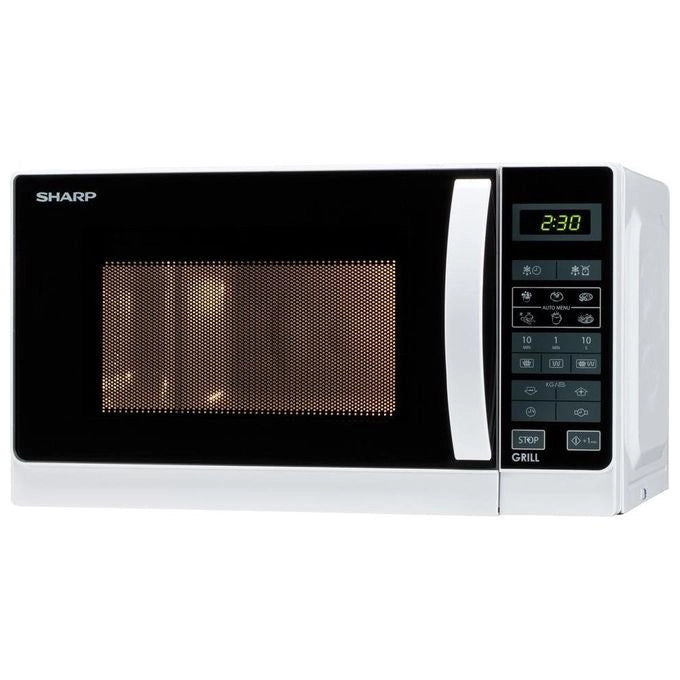 Sharp R-642 WW Superficie piana Microonde con grill 20 L 800 W Bianco