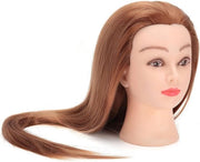 Capocciatore di Cosmetologia con Capelli Sintetici - 66 cm - Manichino di Capelli Lunghi - Capocciatore Professionale per Capelli Lunghi