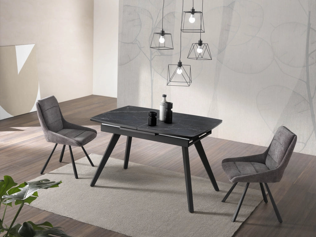 Set 2 Sedie REGINA grigio scuro