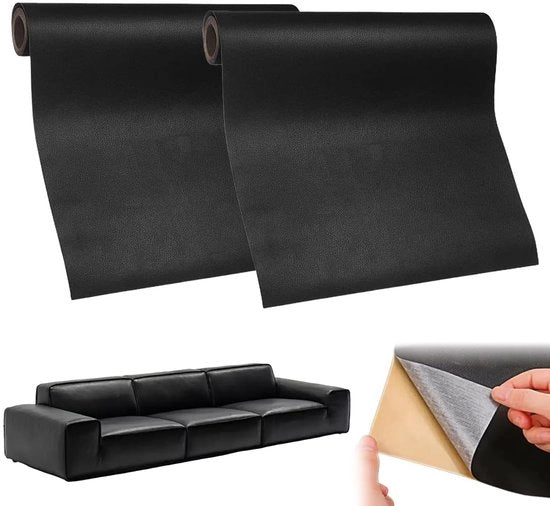 Pannelli di riparazione in pelle artificiale - 2 pezzi - per mobili/autocarri - pannelli di riparazione autofissanti