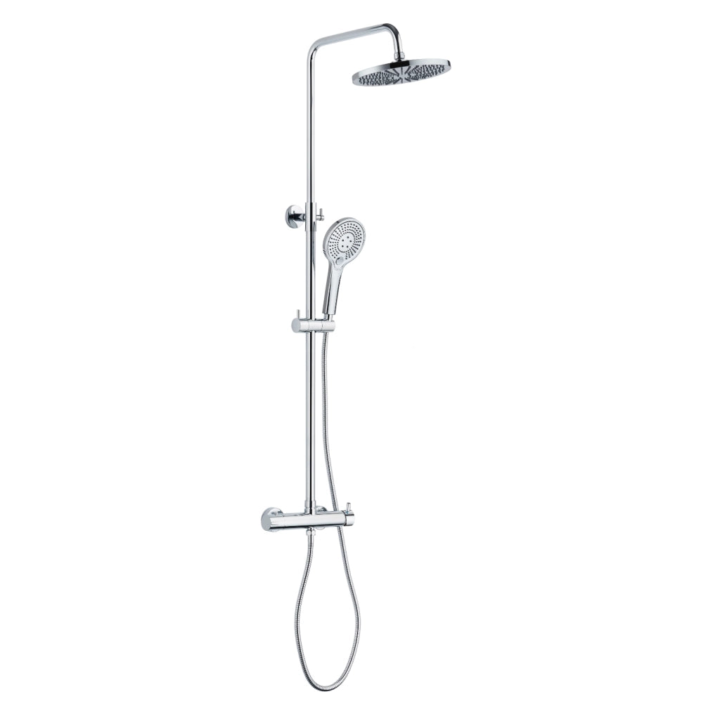 Colonna doccia slot termostatica cromata 2 funzioni soffione doccetta tondo *** pezzi 1