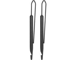 Strumento per Dreadlock - 2 Pezzi - Materiale Sostenibile - Manico Comodo - Adatto per Artigianato - Applicazioni Creative - Accappatoio per Capelli